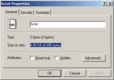 File Properties for Microsoft Problem