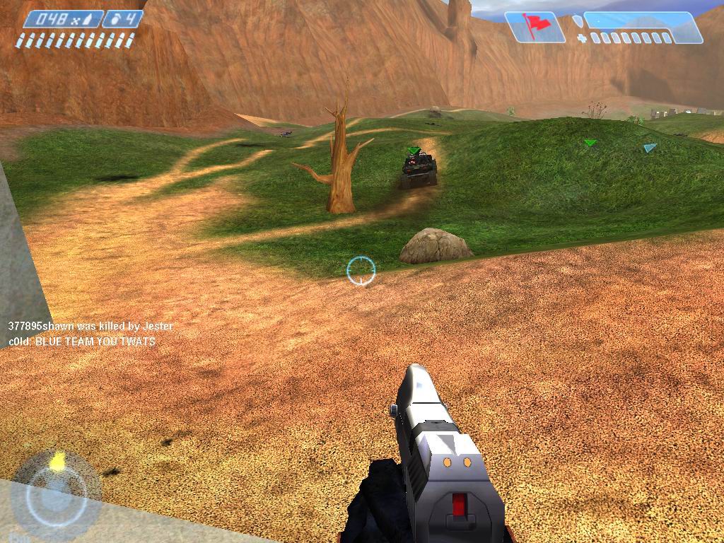 Halo PC Beta: Pistoling (Blood Gulch)