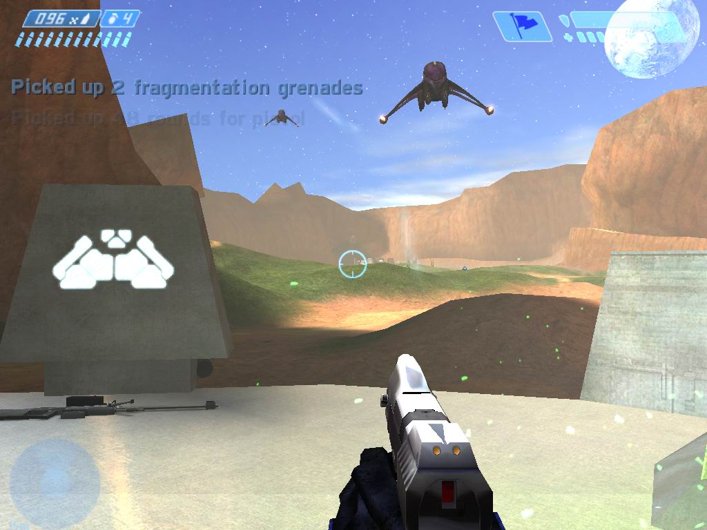 Halo PC Beta: Banshees Overhead in Blood Gulch
