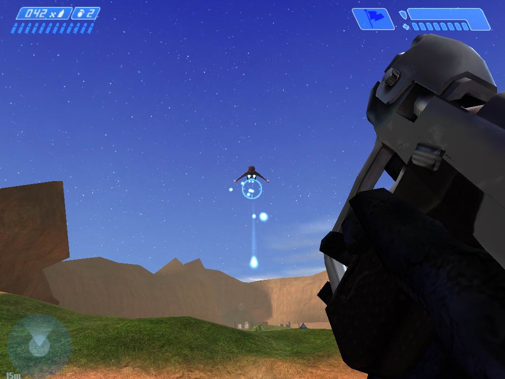 Halo PC Beta: Banshee in the Sky (Blood Gulch)
