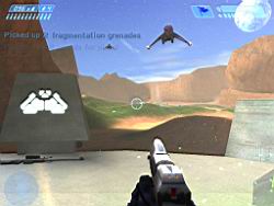 Halo PC Beta: Banshees Overhead in Blood Gulch