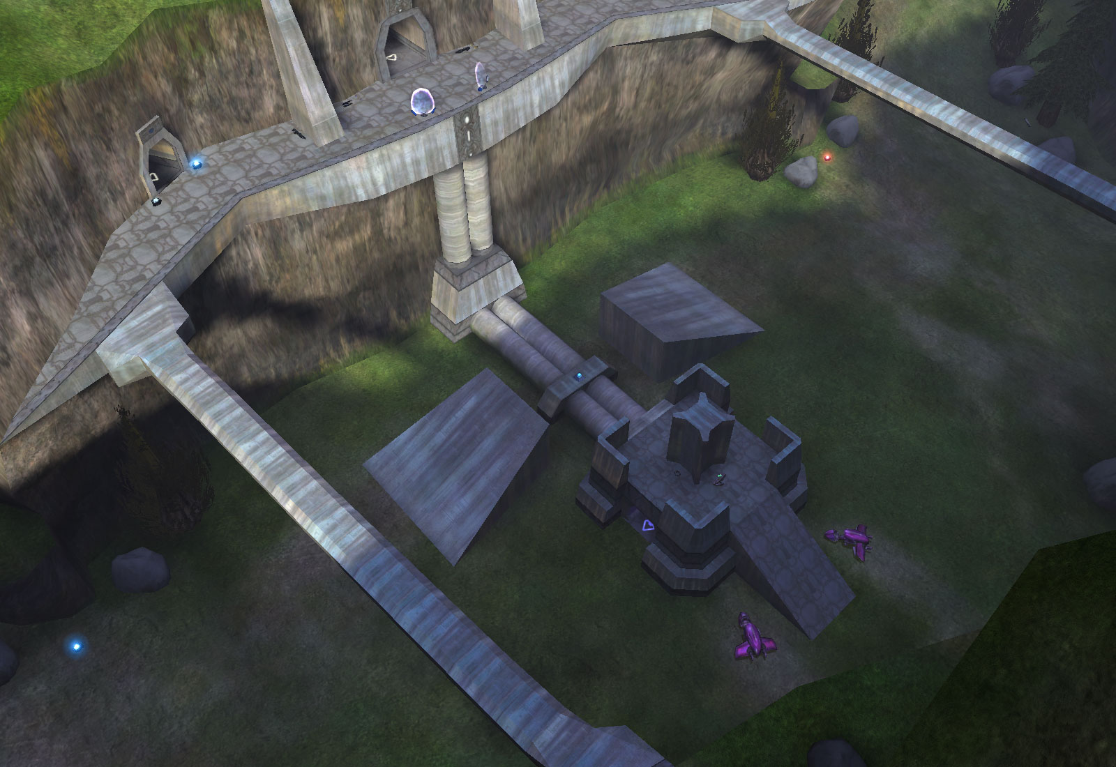 Danger Canyon - Top View (from Teleporter)