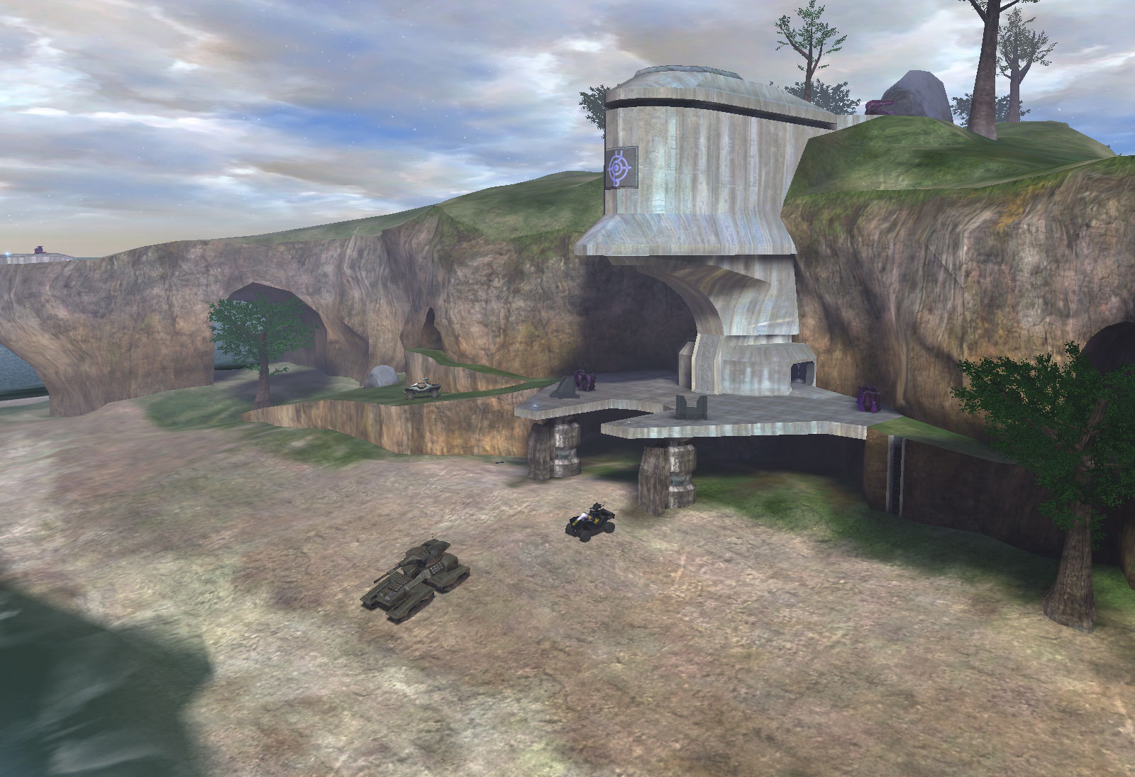 Death Island - View of Blue Base