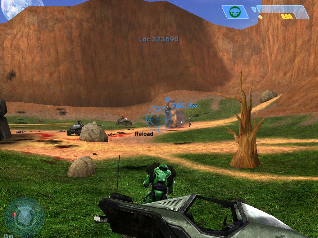 Halo PC Beta: Warthog in the Bloody Gulch