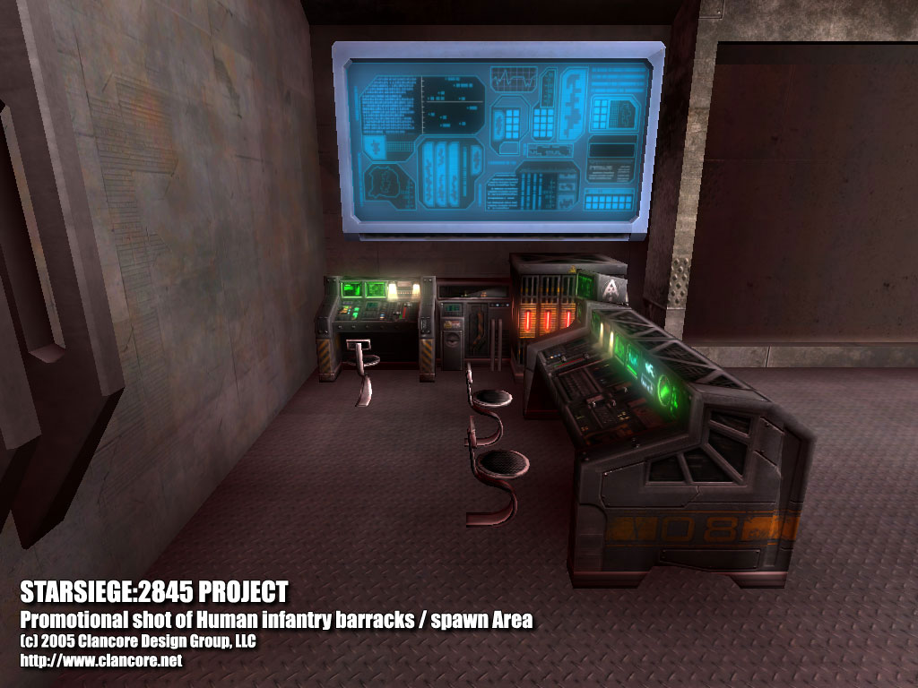 Human infantry barracks / spawn area