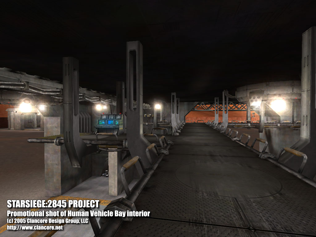 Human vehicle bay interior