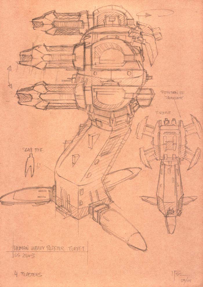 Heavy Human Blaster Turret