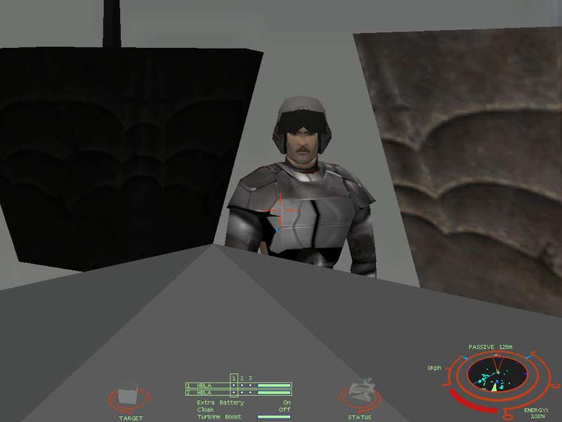 A small Caanon figure placed in the game.