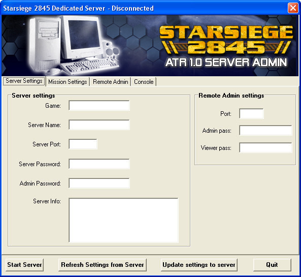 Dedicated Server Admin